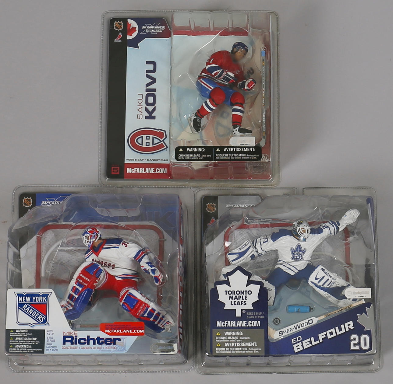 Ein Menge (3). Eishockey-Torhüter. McFarlane.