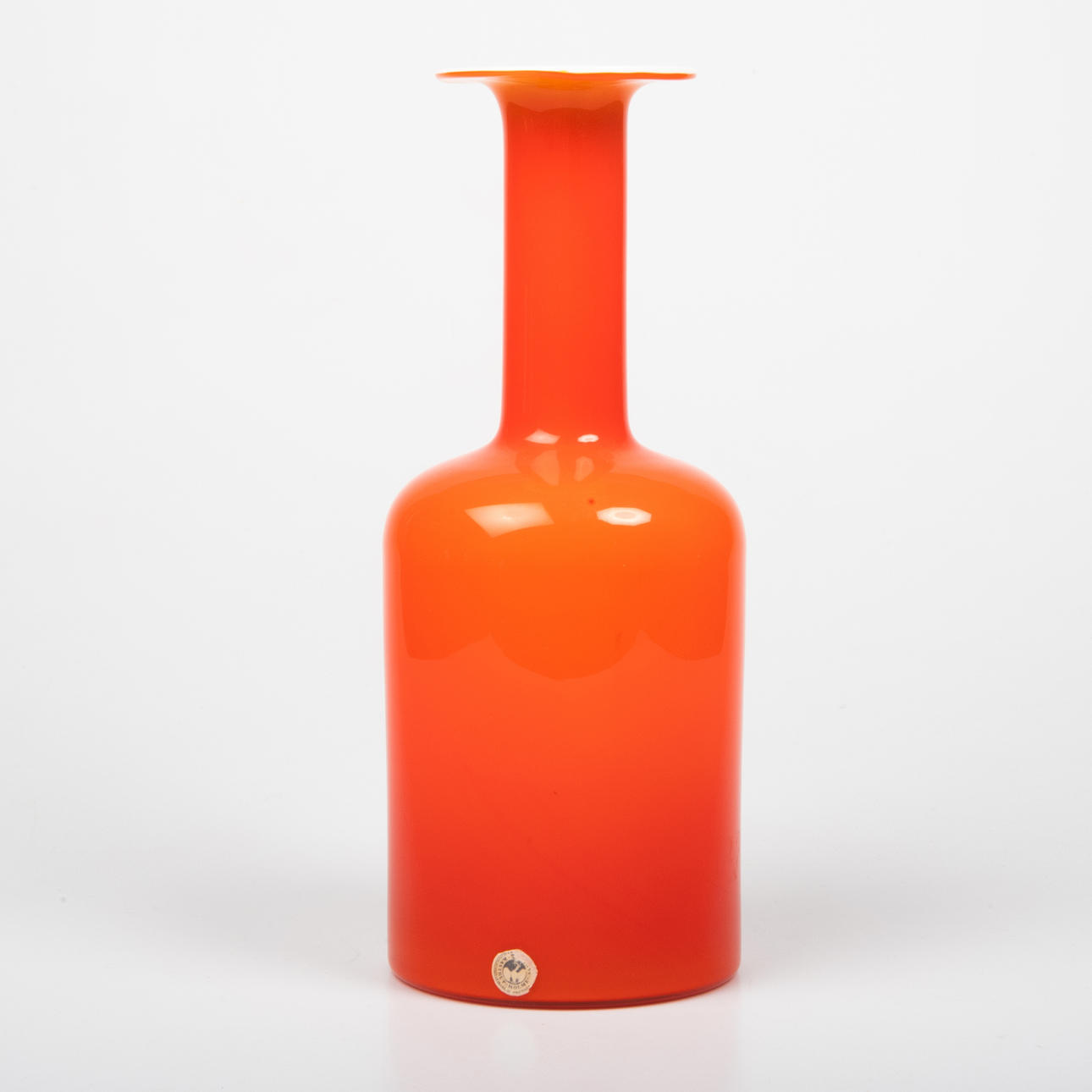 VASE, glas, Otto Bauer, Holmegaard.