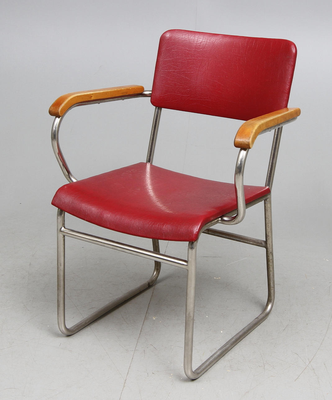 KARMSTOL, funkis, Verkstads AB Lindqvist i Motala, 1930/40-tal.