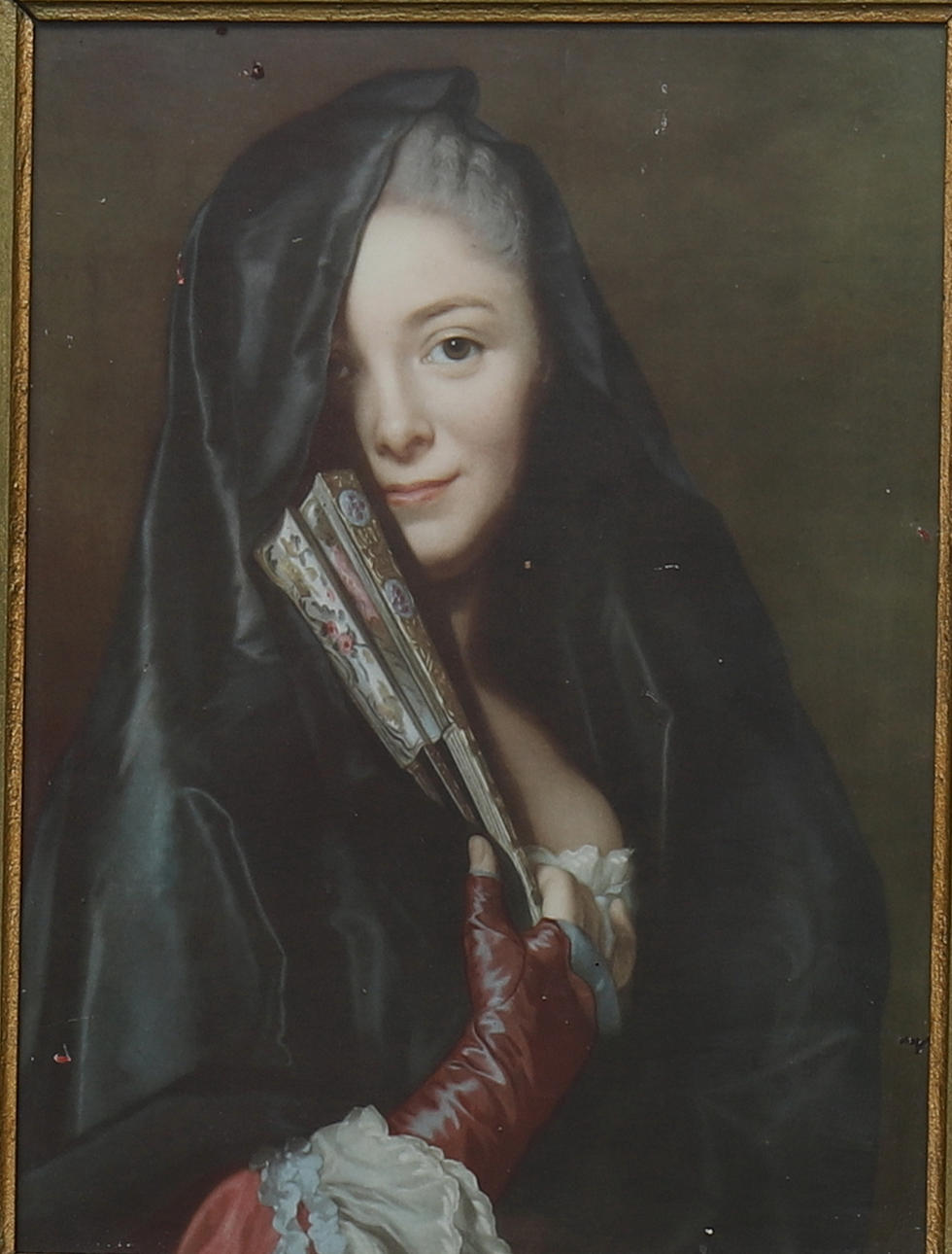 ALEXANDER ROSLIN, tryck, "Kvinnan med slöjan".