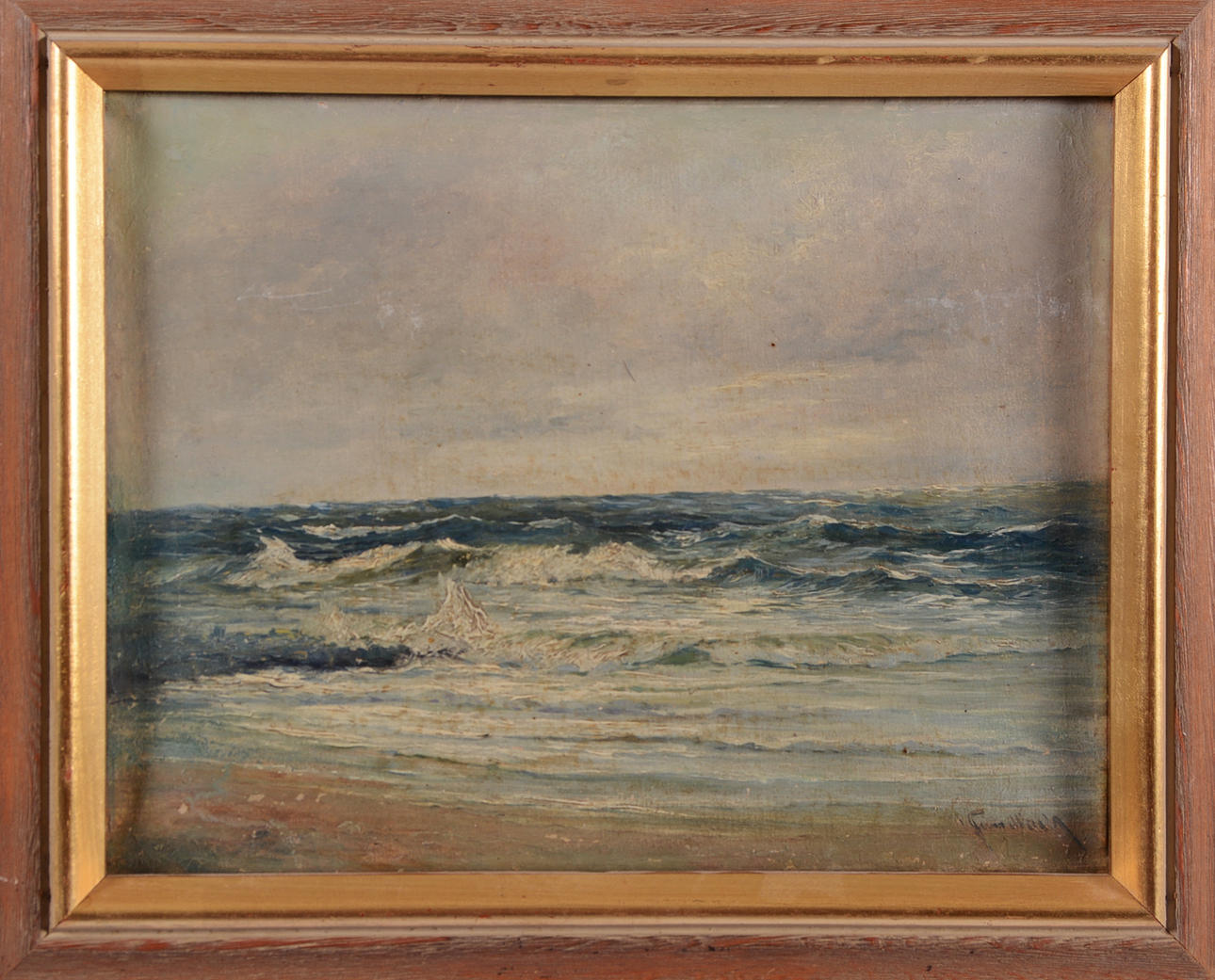 OIDENTIFIERAD KONSTNÄR. Olja på duk.