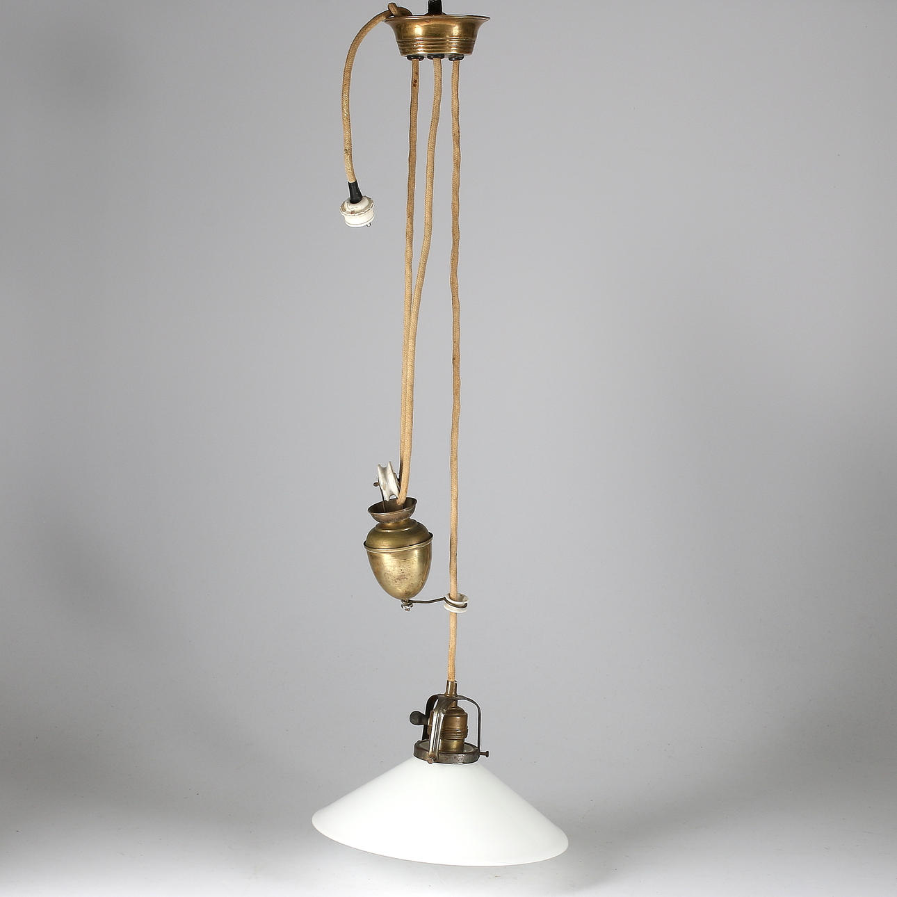 SCHUSTERLAMPE, mit Hebefunktion, 20. Jahrhundert.