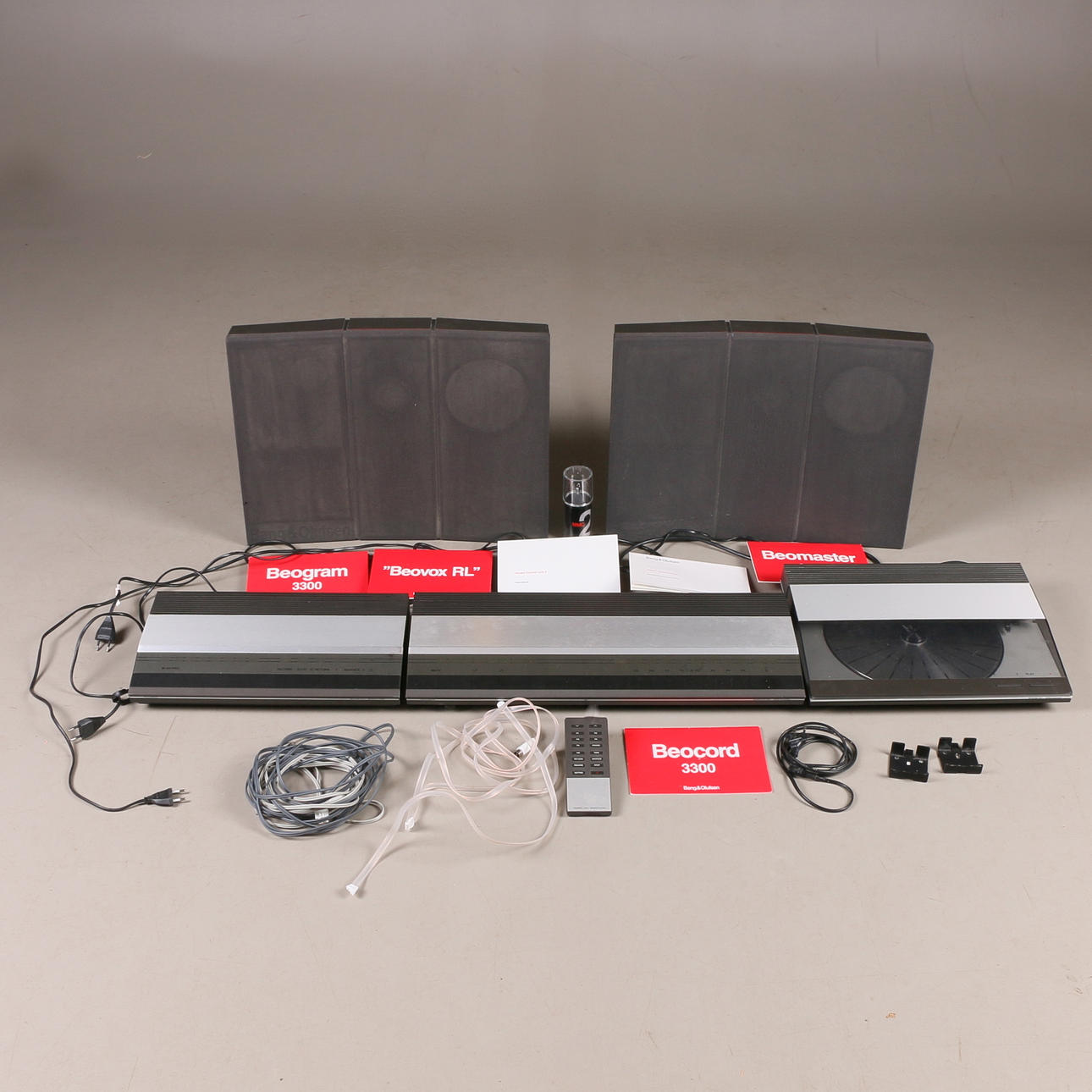 LYDSYSTEM, Beosystem 3300, Bang & Olufsen, slutningen af det 20. århundrede.