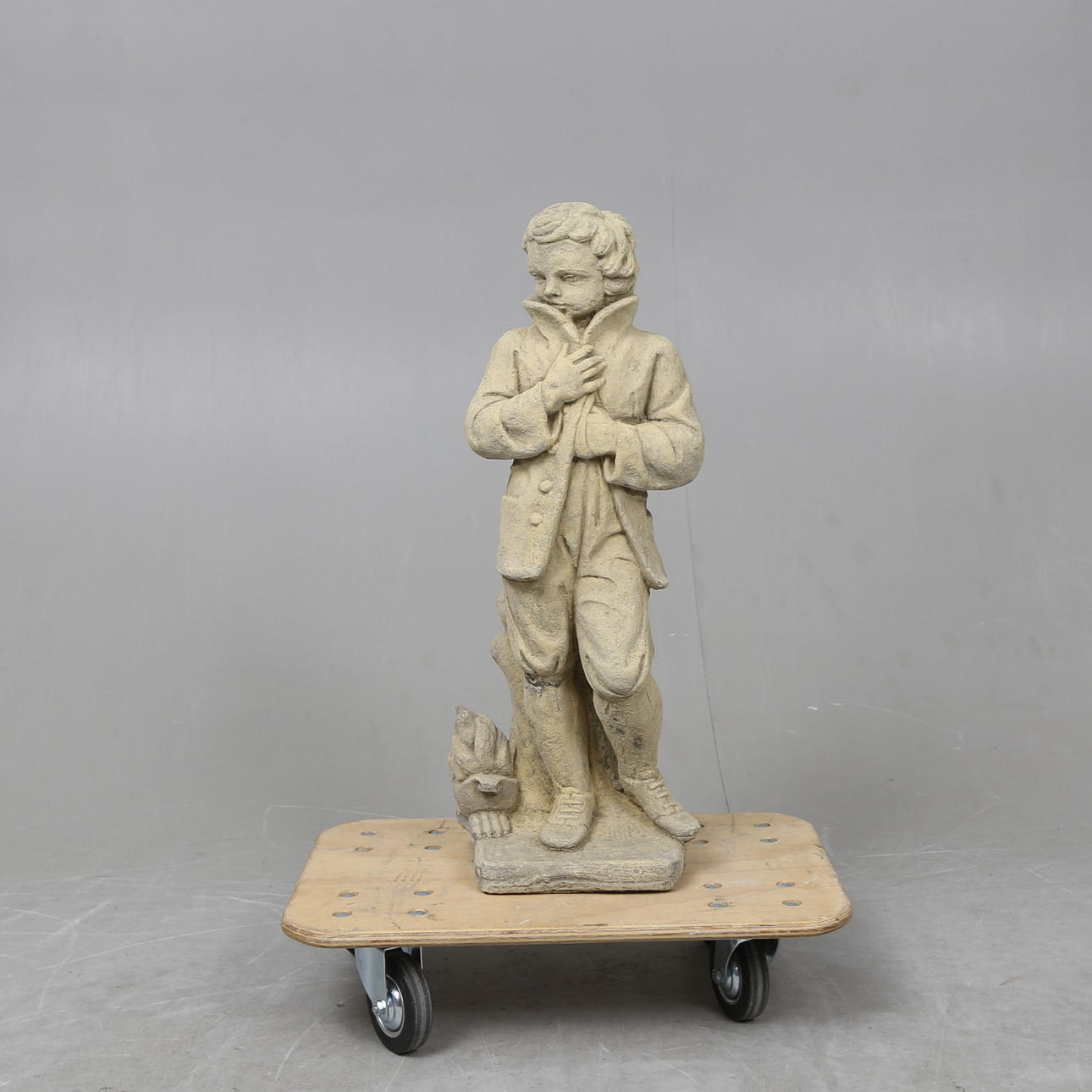 GARDEN SCULPTURE, stone mass, contemporary.