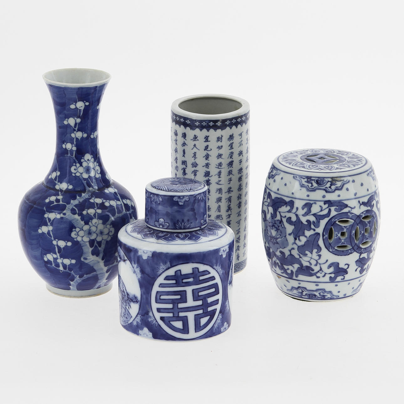 PARTI PORSLIN, 4 delar, Kina, 1900-tal.