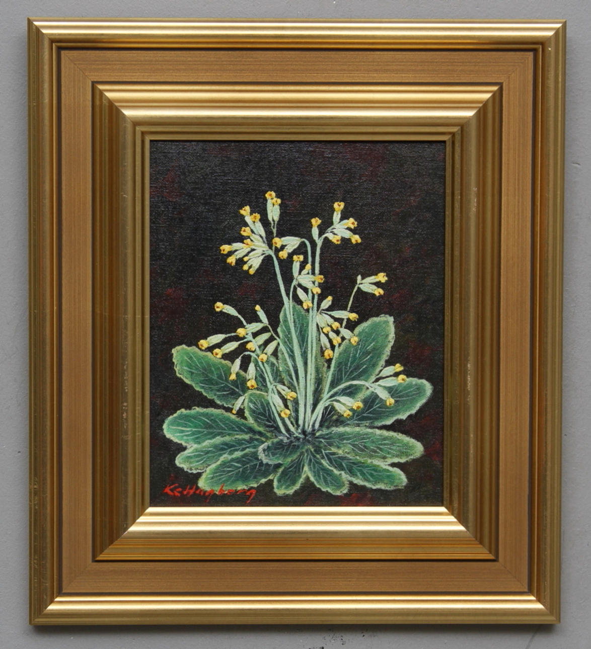 KARL ERIK HAGBERG. olja på duk, signerad.