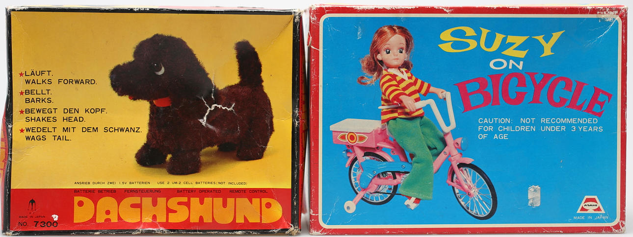 PARTI LEKSAKER (2. Suzy Bicycle, Dachshund.