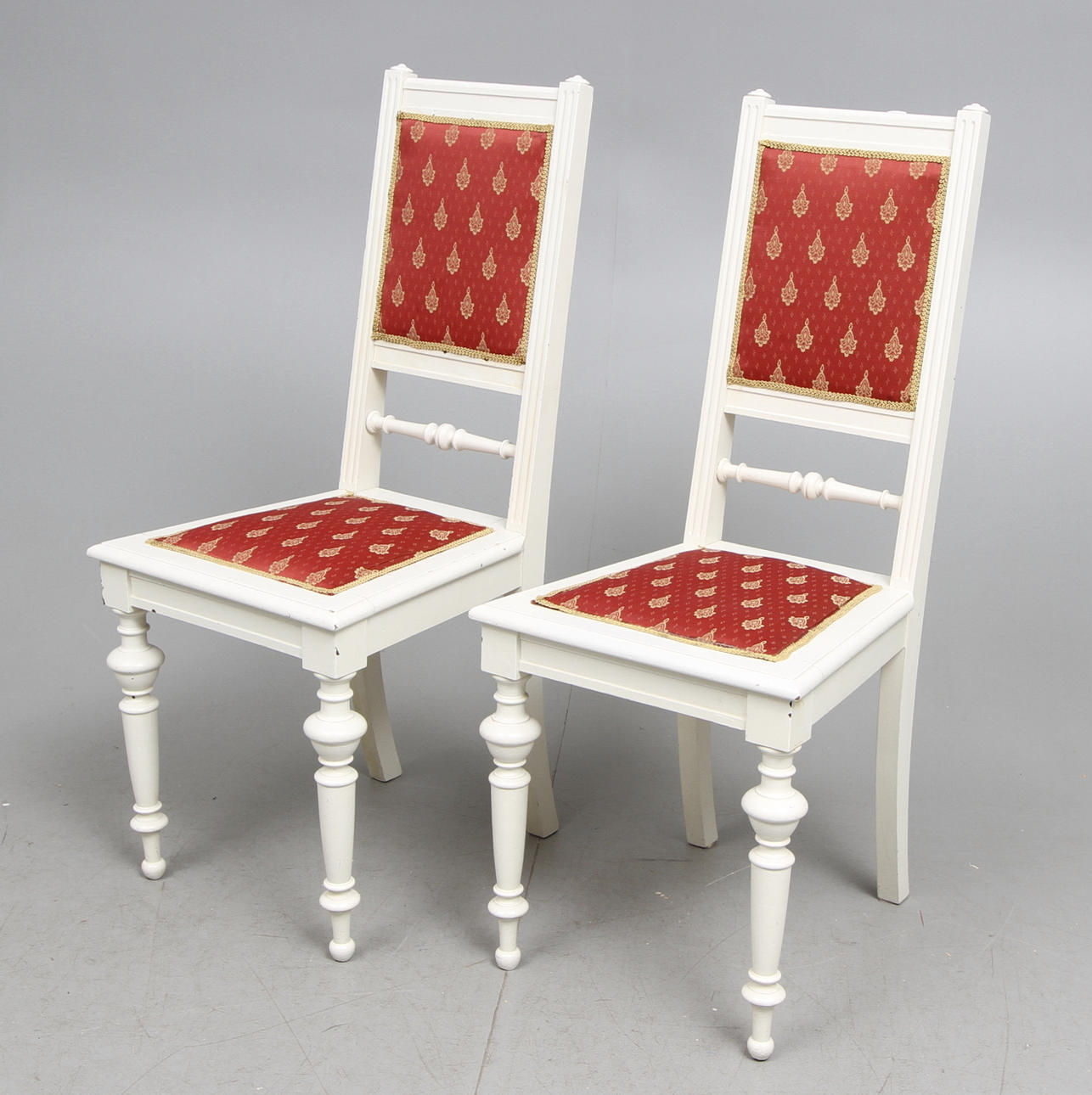 STOLAR, ett par, nyrenässans, 1800-talets senare hälft.