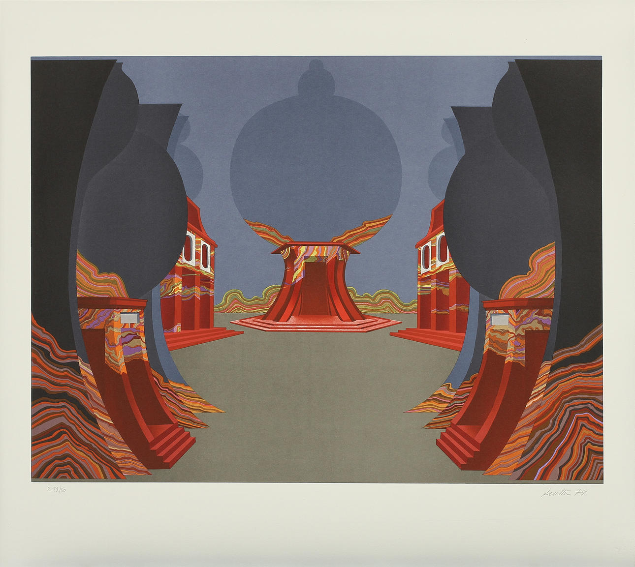 WOLFGANG HUTTER. Mapp, 10 st litografier och 7 st etsningar, signerade och numrerade.