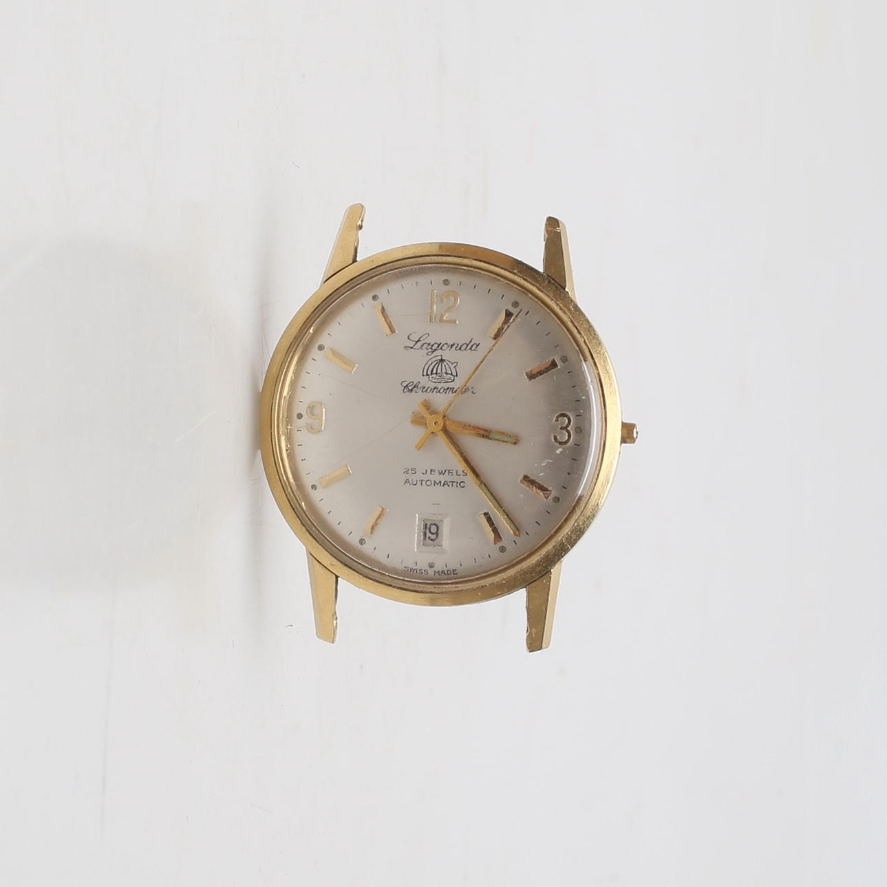 WATCH, Lagonda, Chronometer, 18k gold, date, automatic.