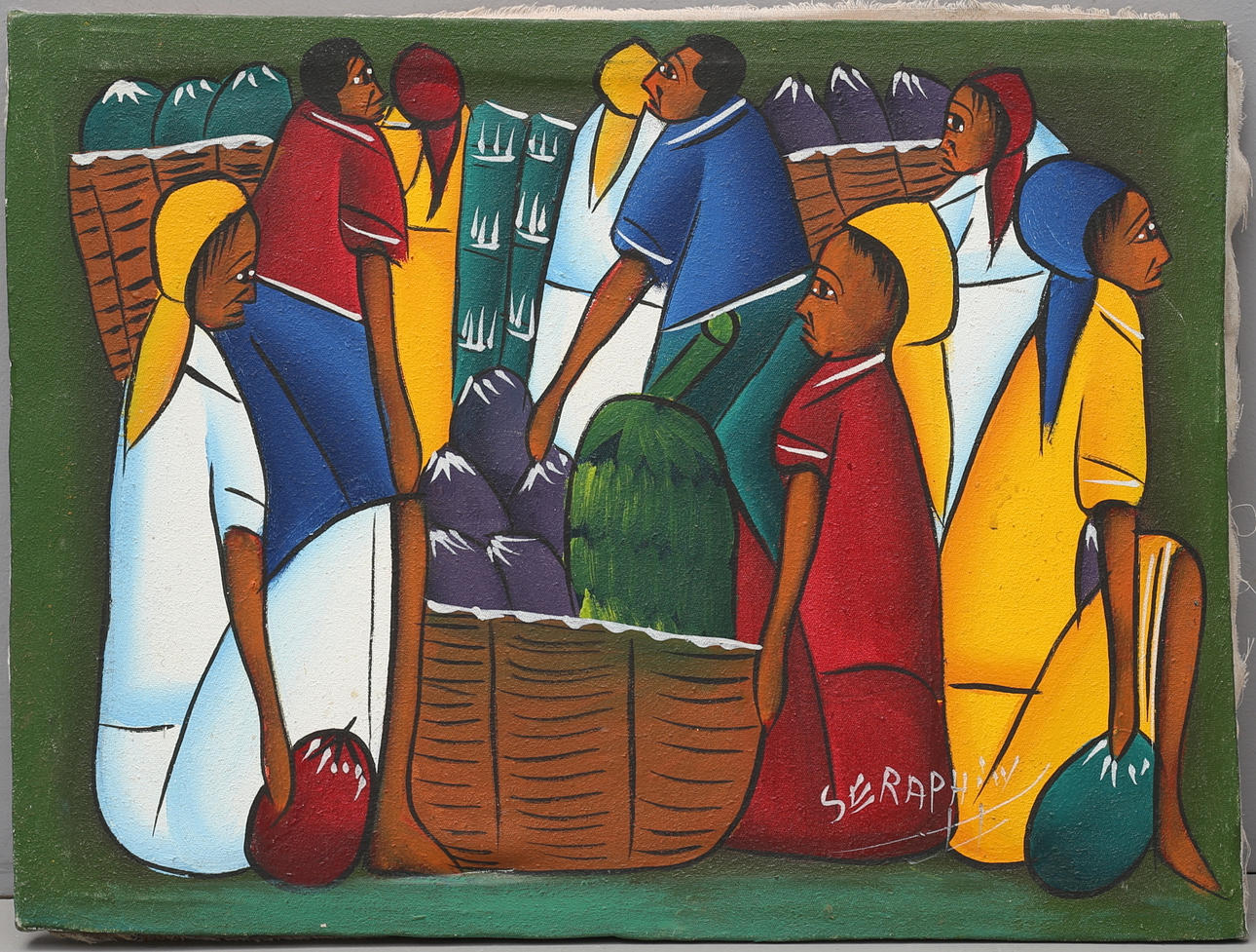 OIDENTIFIERAD KONSTNÄR. Oil on canvas, signed "Seraphin".