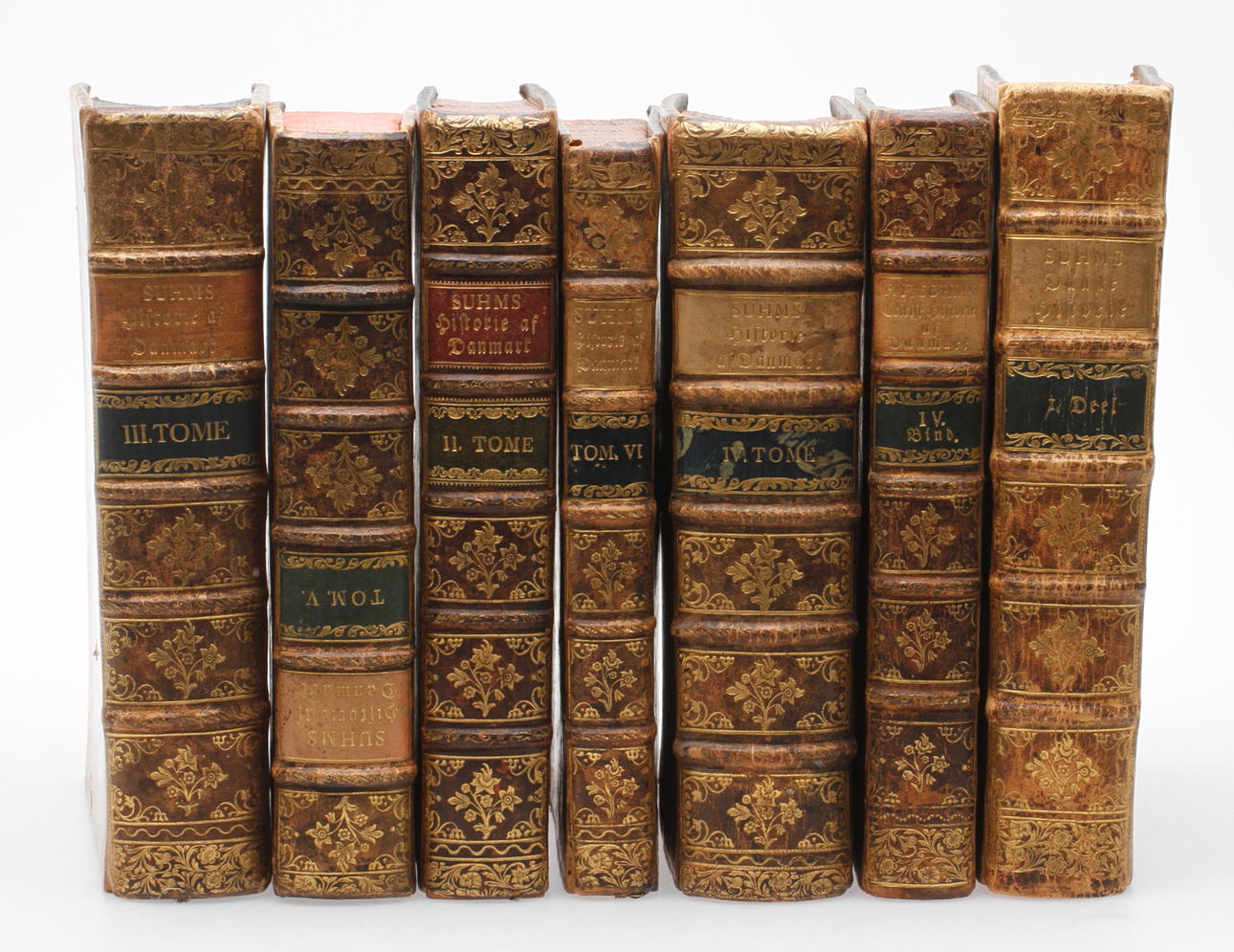 BOKBAND, 7 del, Peter Frederik Suhm, Historie af Danmark, 1782-1793.