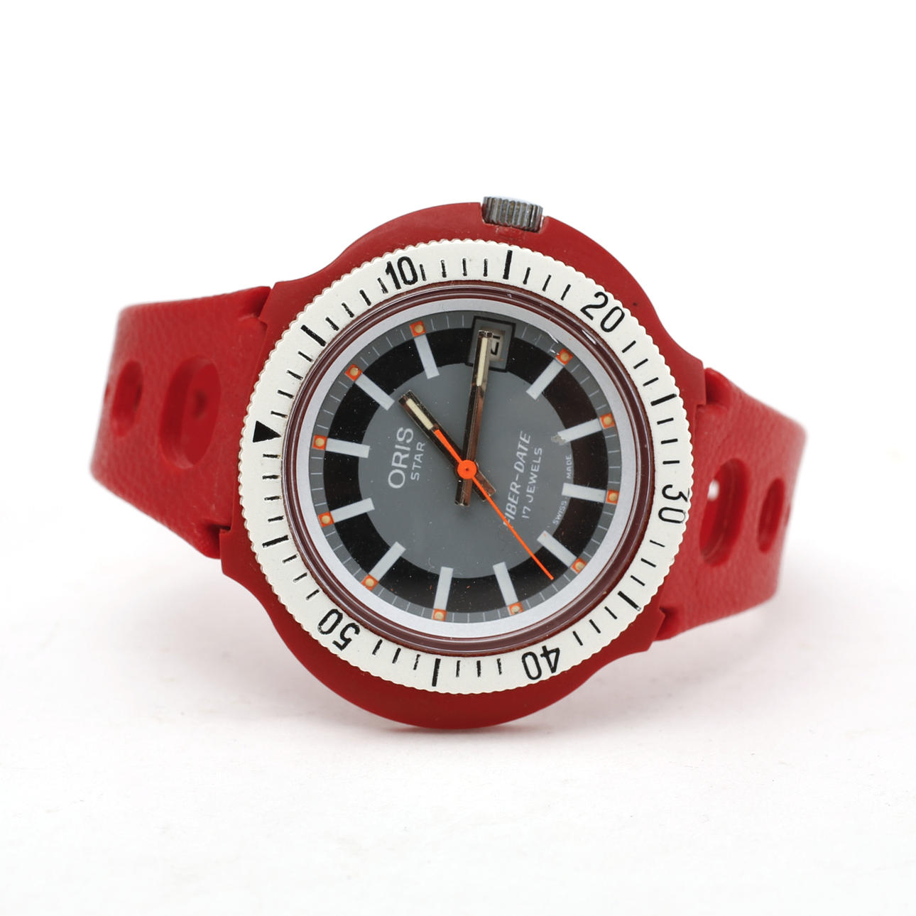 WRIST WATCH, Oris, Star, Fiber-date, manual.