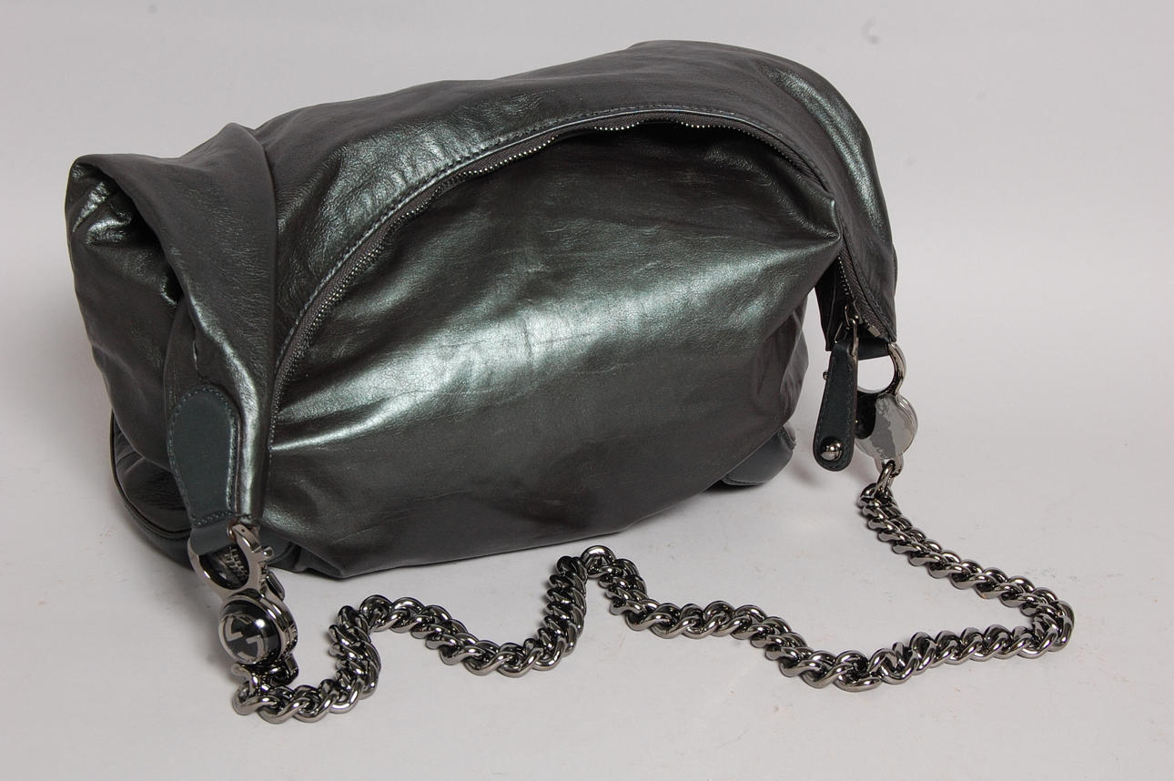 VÄSKA, skinn, GUCCI, nyskick.