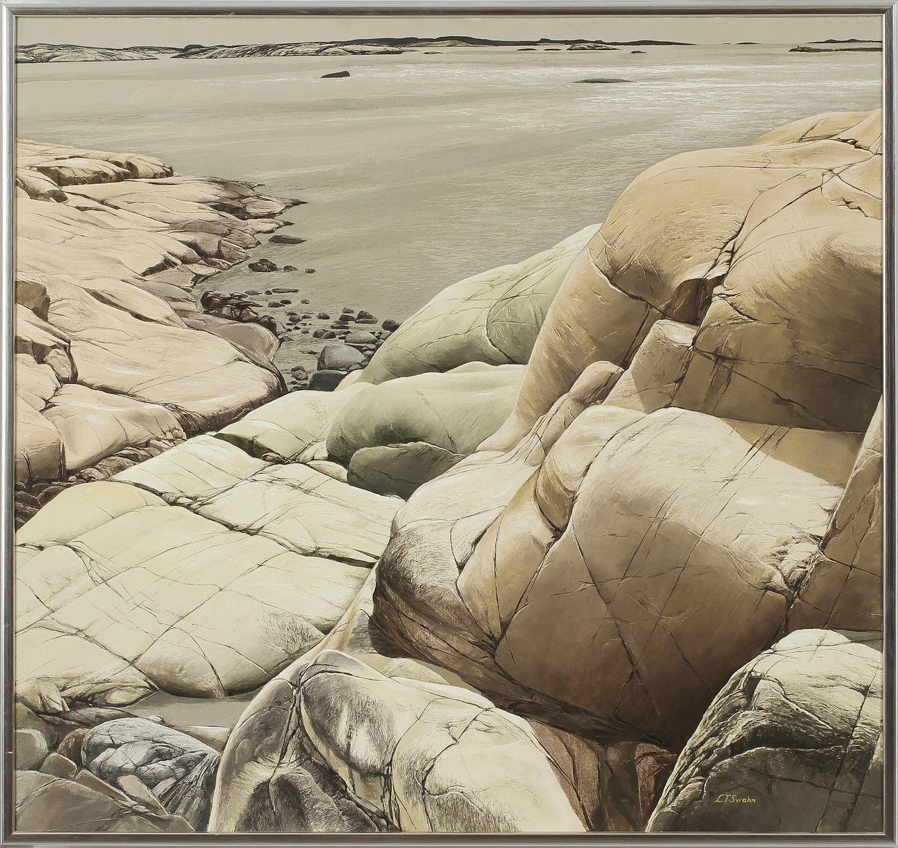 LENNART SWAHN. Olja på duk, signerad.