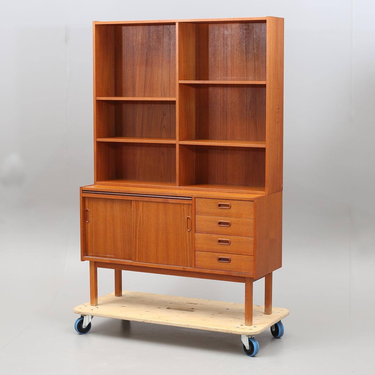 BOOKSHELF, teak, Åsljunga Möbelfabrik, 1950s/60s.