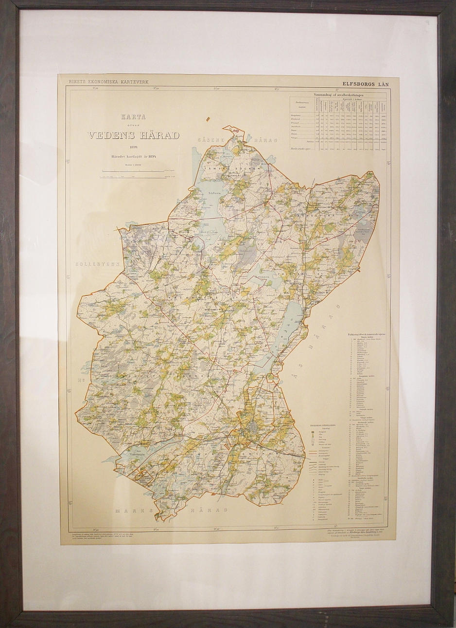 MAP, Vedens Härad, 1923.
