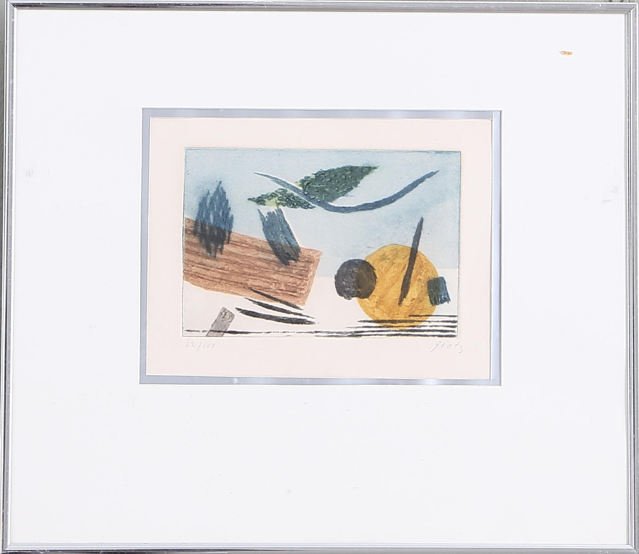 HENRI GOETZ. Color lithographs, 3 pcs., numbered and signed.