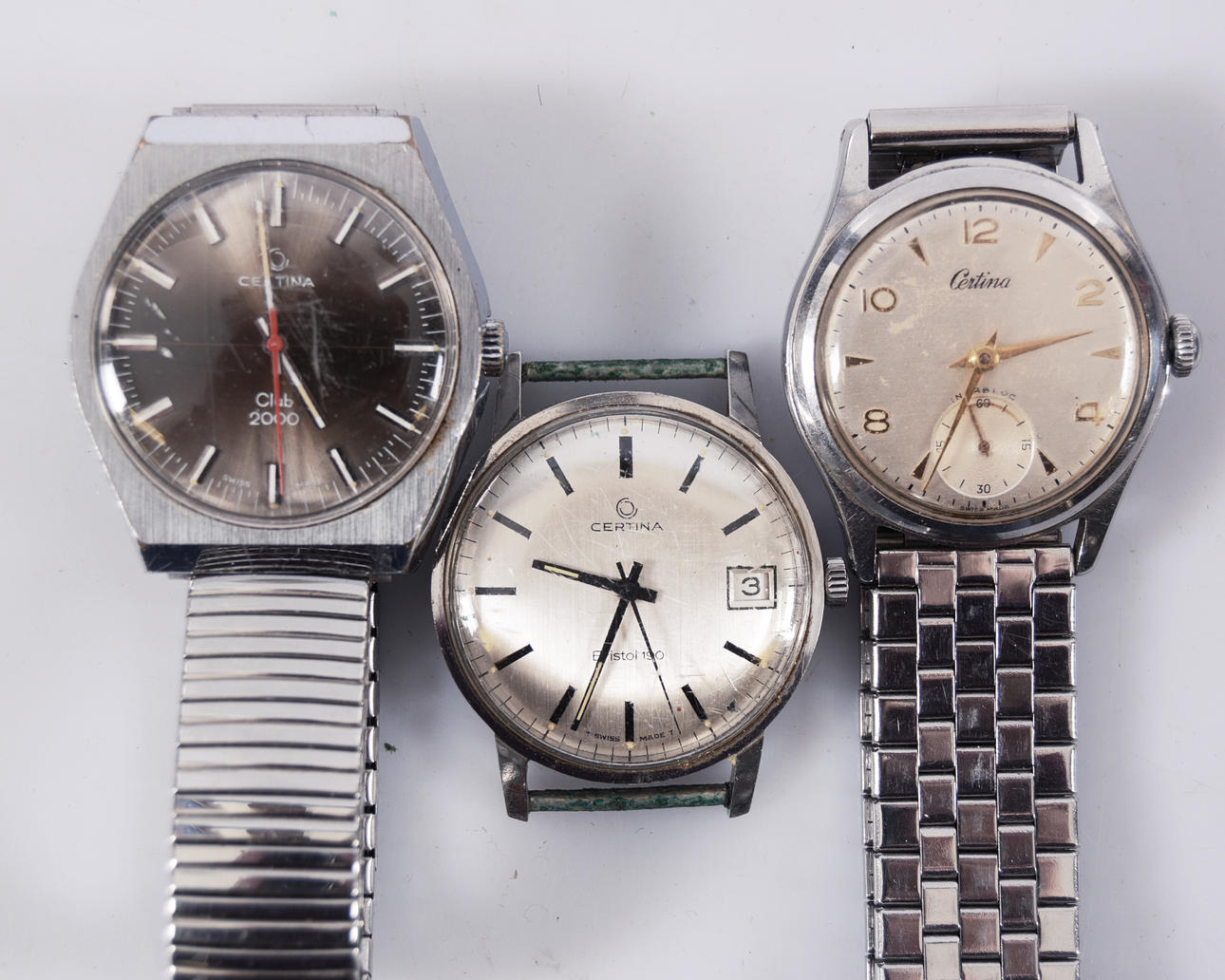 HERRARMBANDSUR, 3 st Certina.