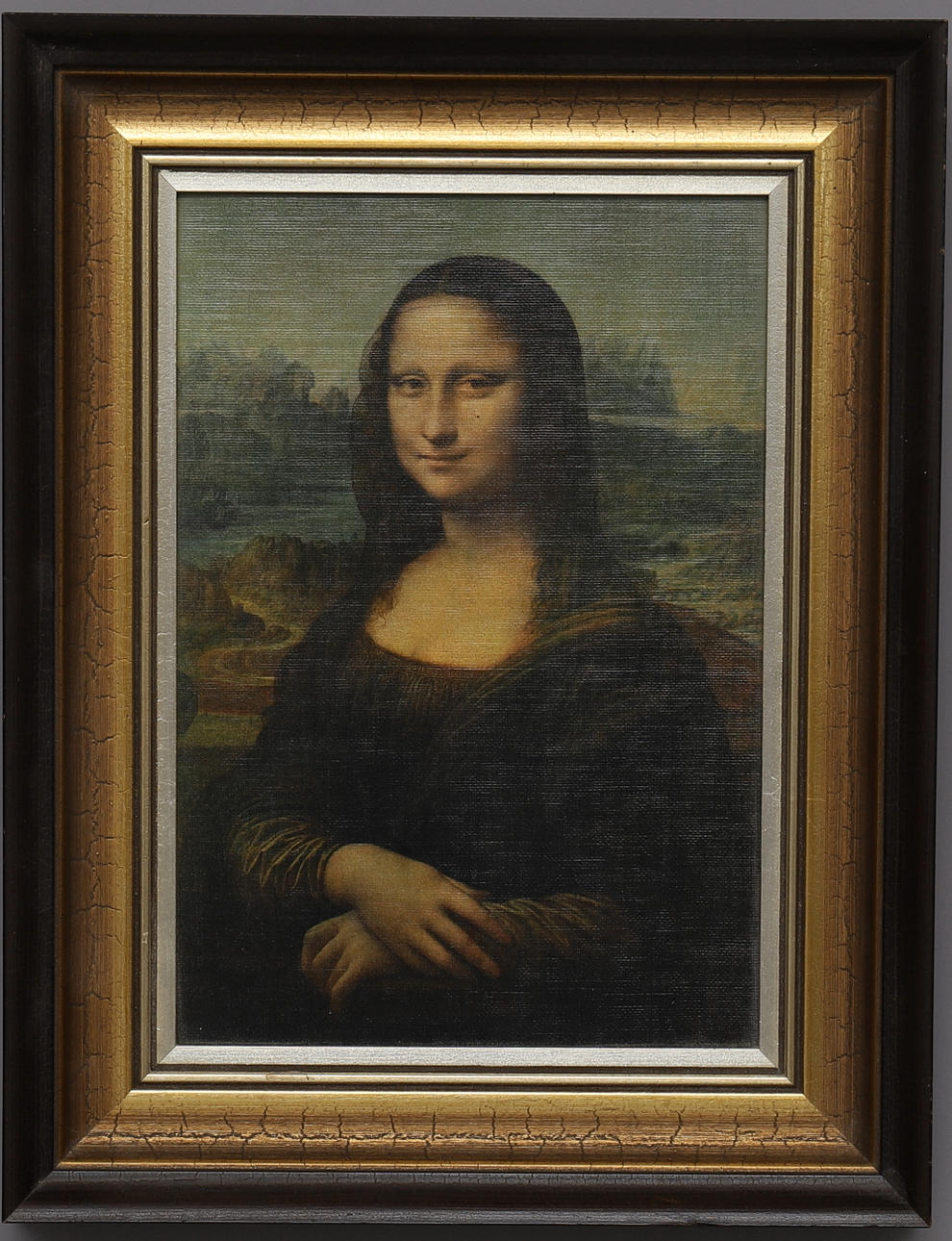 MONA LISA, Tryck på duk.