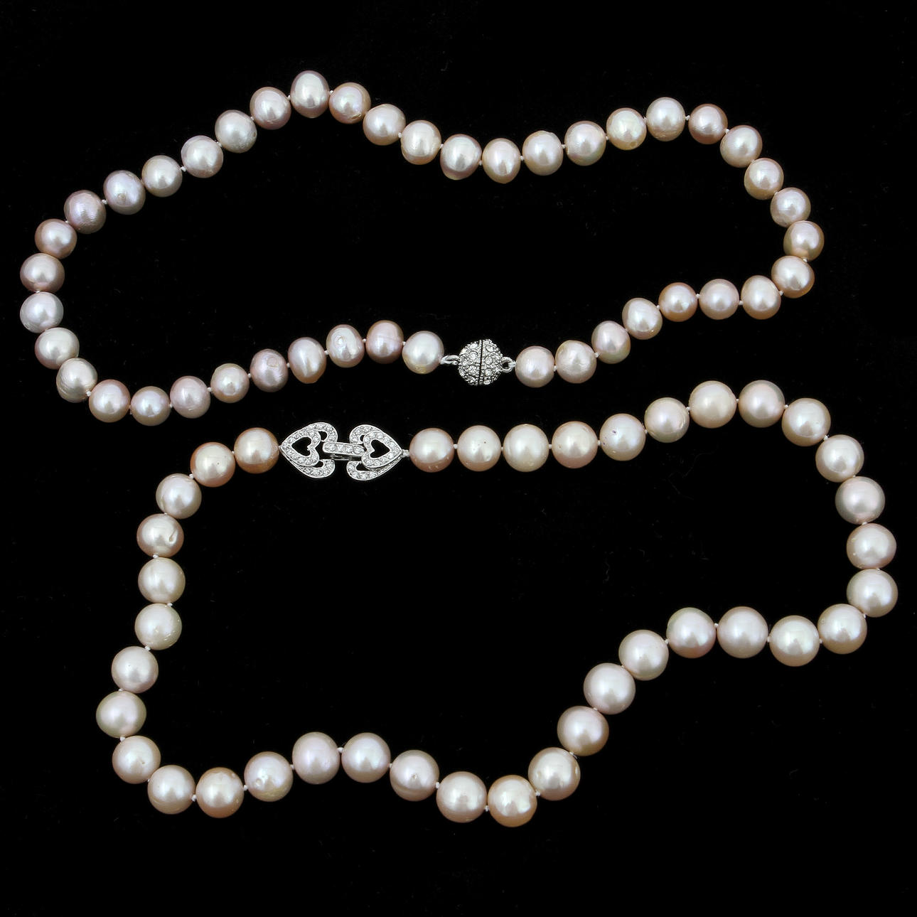 PÄRLCOLLIER, 2 st.