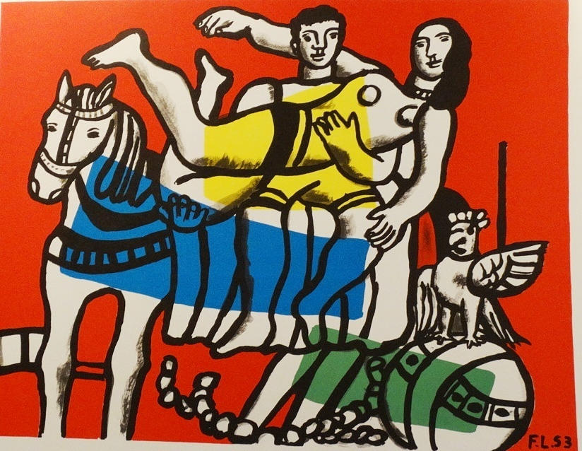 FERNAND LEGER (1881-1955), LITOGRAFI, 1987.