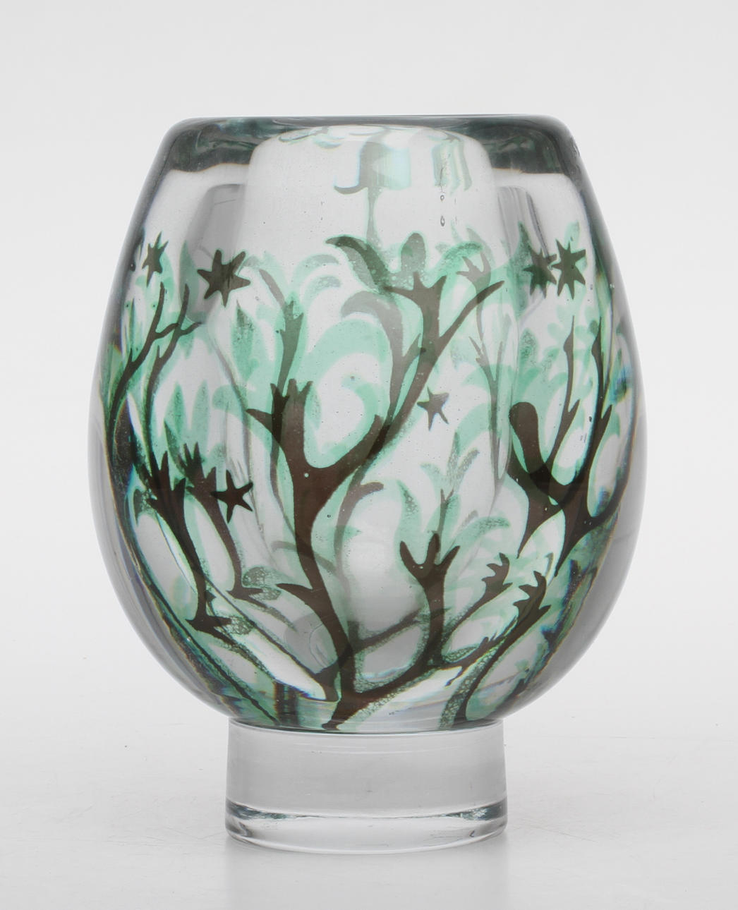 VAS, glas, Orrefors, Graal, Nils Landberg, 1944.