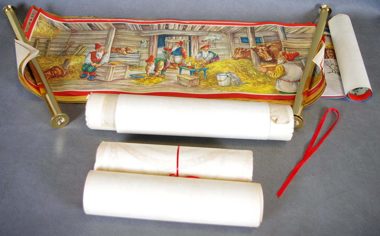 JULBONADER, tryckta.