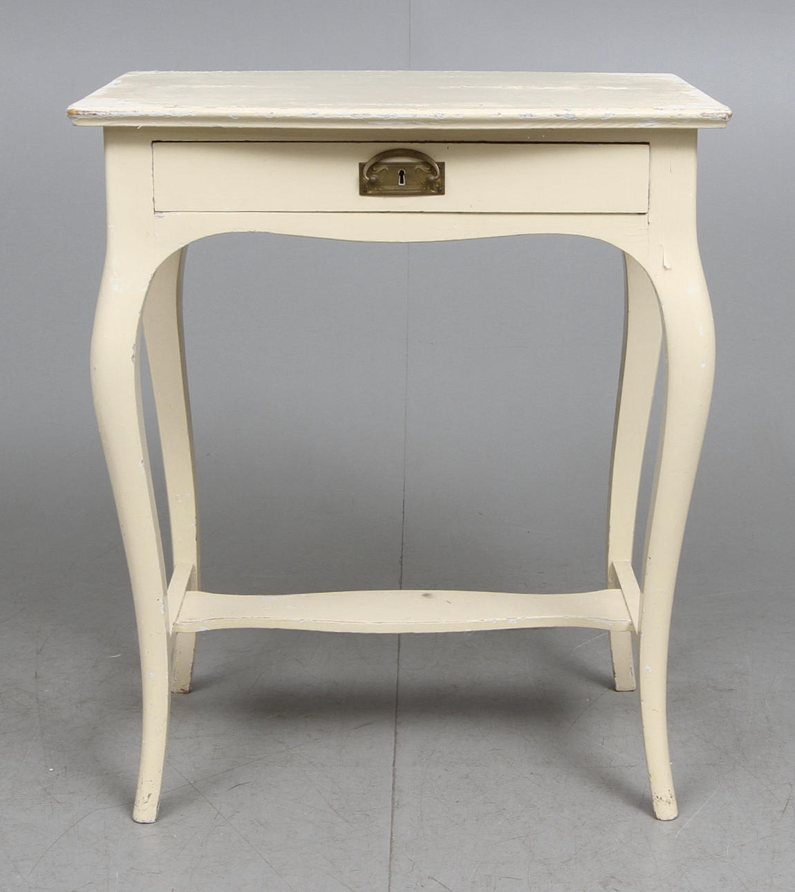 BORD med låda, rokokostil, tidigt 1900-tal.