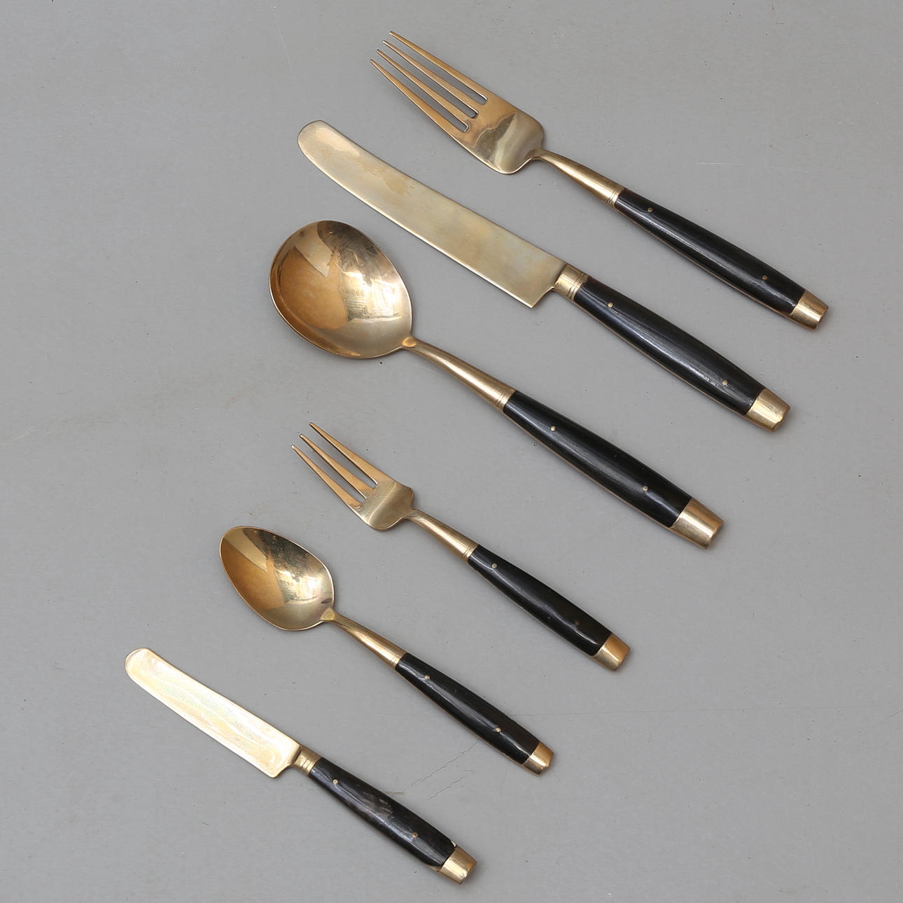 BESTICKSET, 45 delar, pläterade, 50/60 tal.