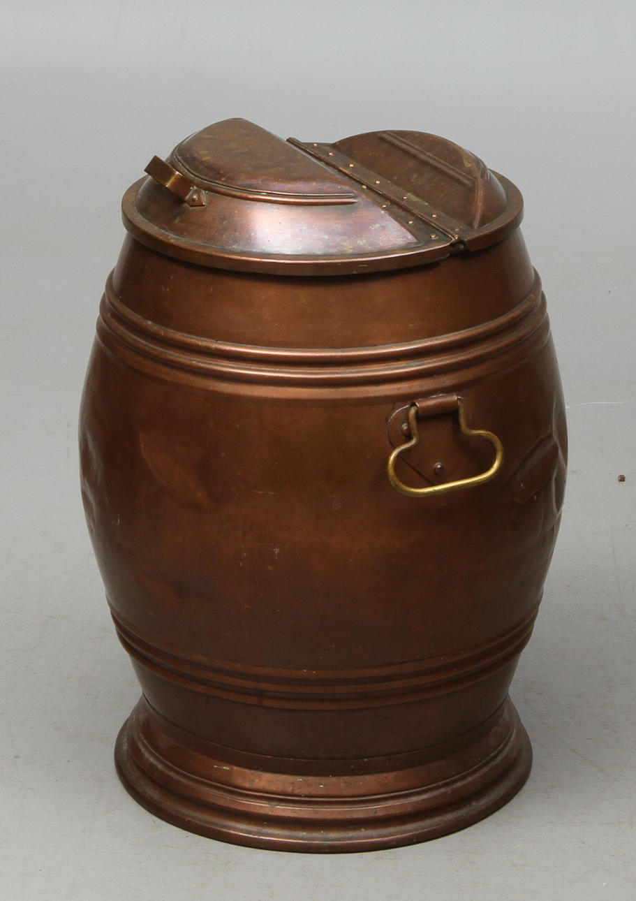 VATTENTUNNA, koppar, 1800/1900-tal.