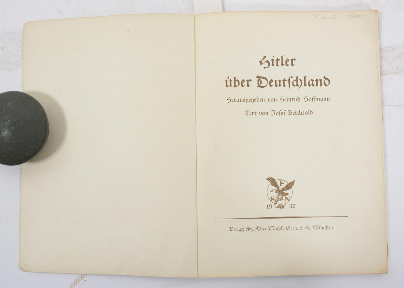 Hitler over Germany 1st ed. 1932.