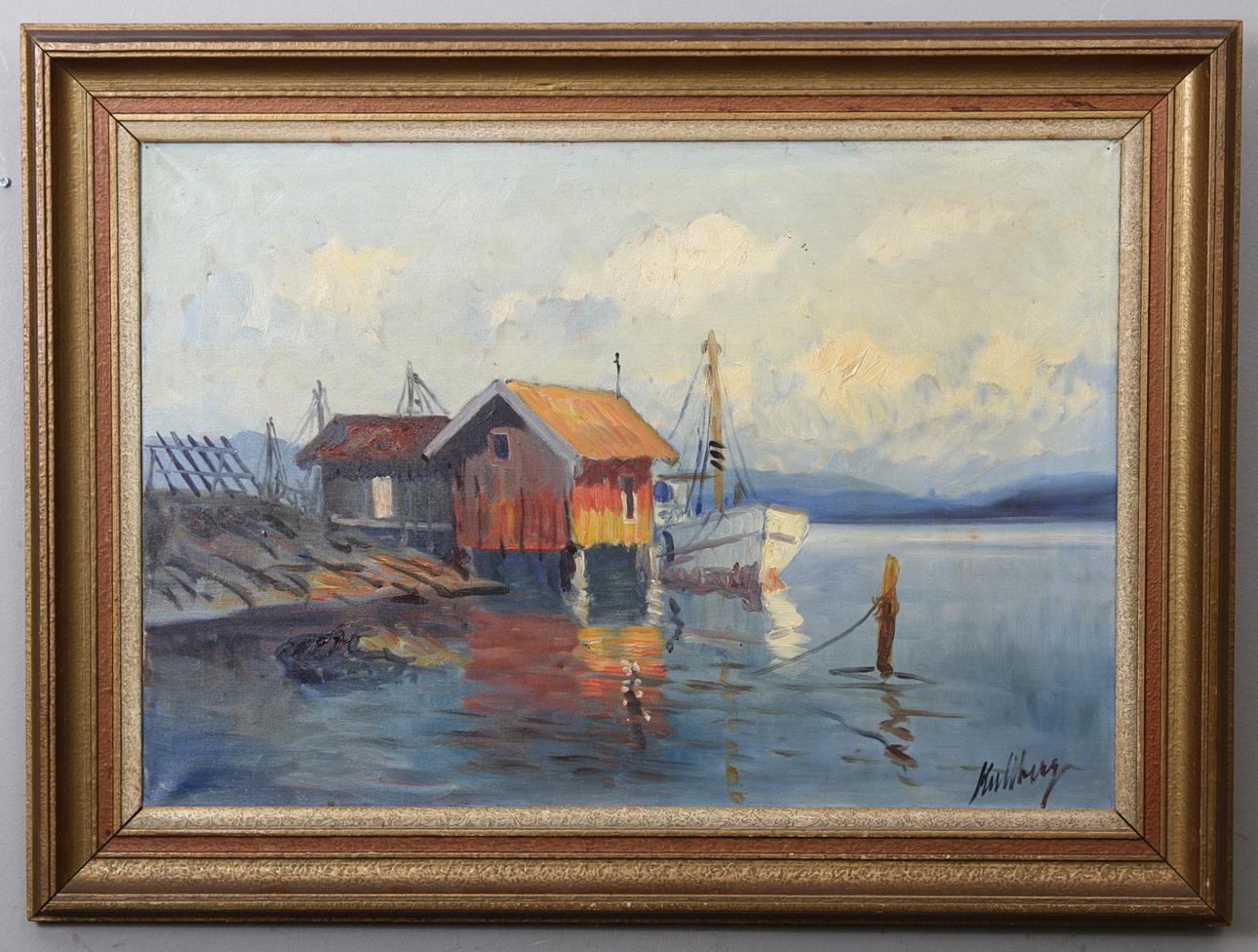 KULLBERG. Västkustmotiv.