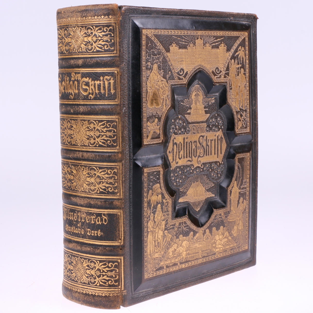 BOOK, The Holy Scriptures, with illustrations, Gustave Doré, 1889.