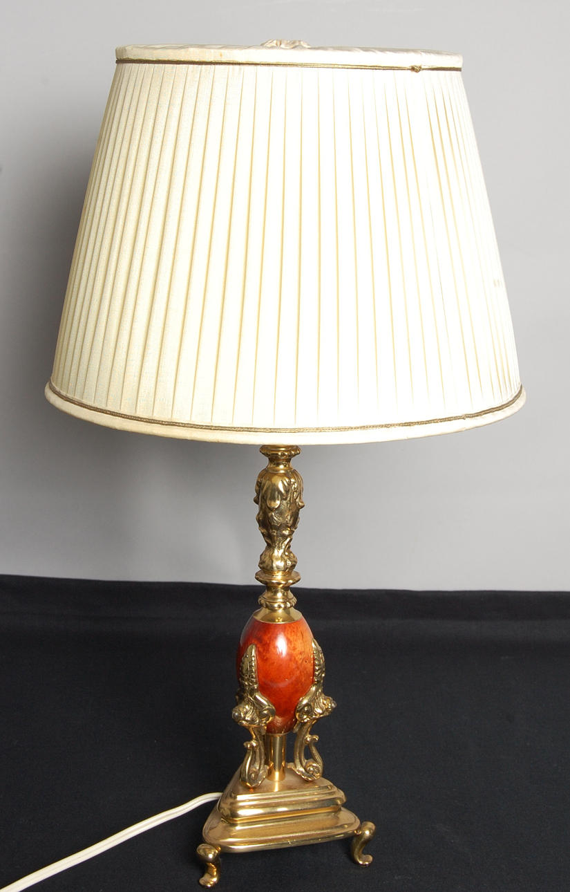 BORDSLAMPA, empirestil, 1900-tal.