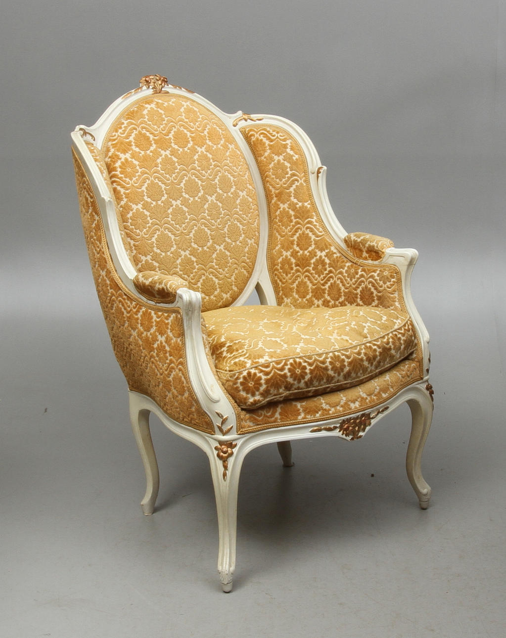 KARMFÅTÖLJ, Louis XV -stil, 1900-tal.
