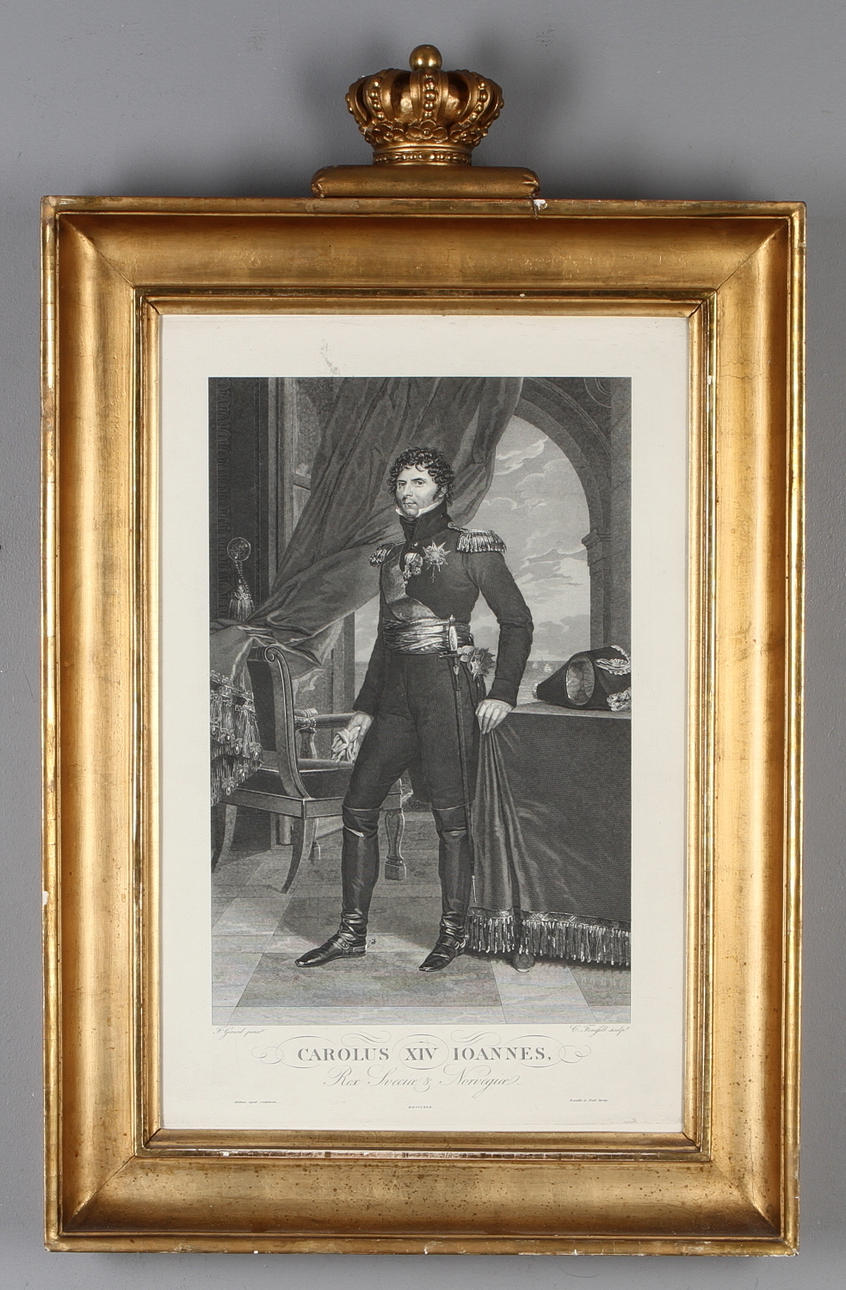 CHRISTIAN DIDRIK FORSSELL. Carl XIV Johan, kopparstick.