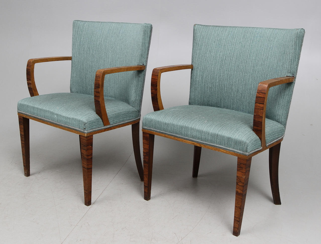 KARMSTOLAR, ett par, Art Deco, 1930 tal.