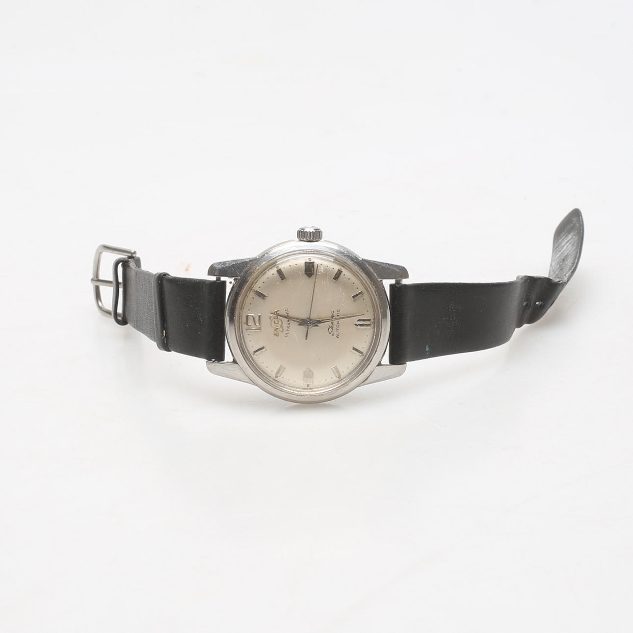 MEN'S BRACELET, steel, Enicar, Automatic.