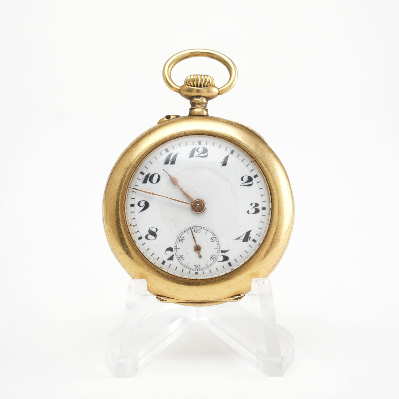 RELOJ DE BOLSILLO, oro 18k. Peso total 25,3 gramos.