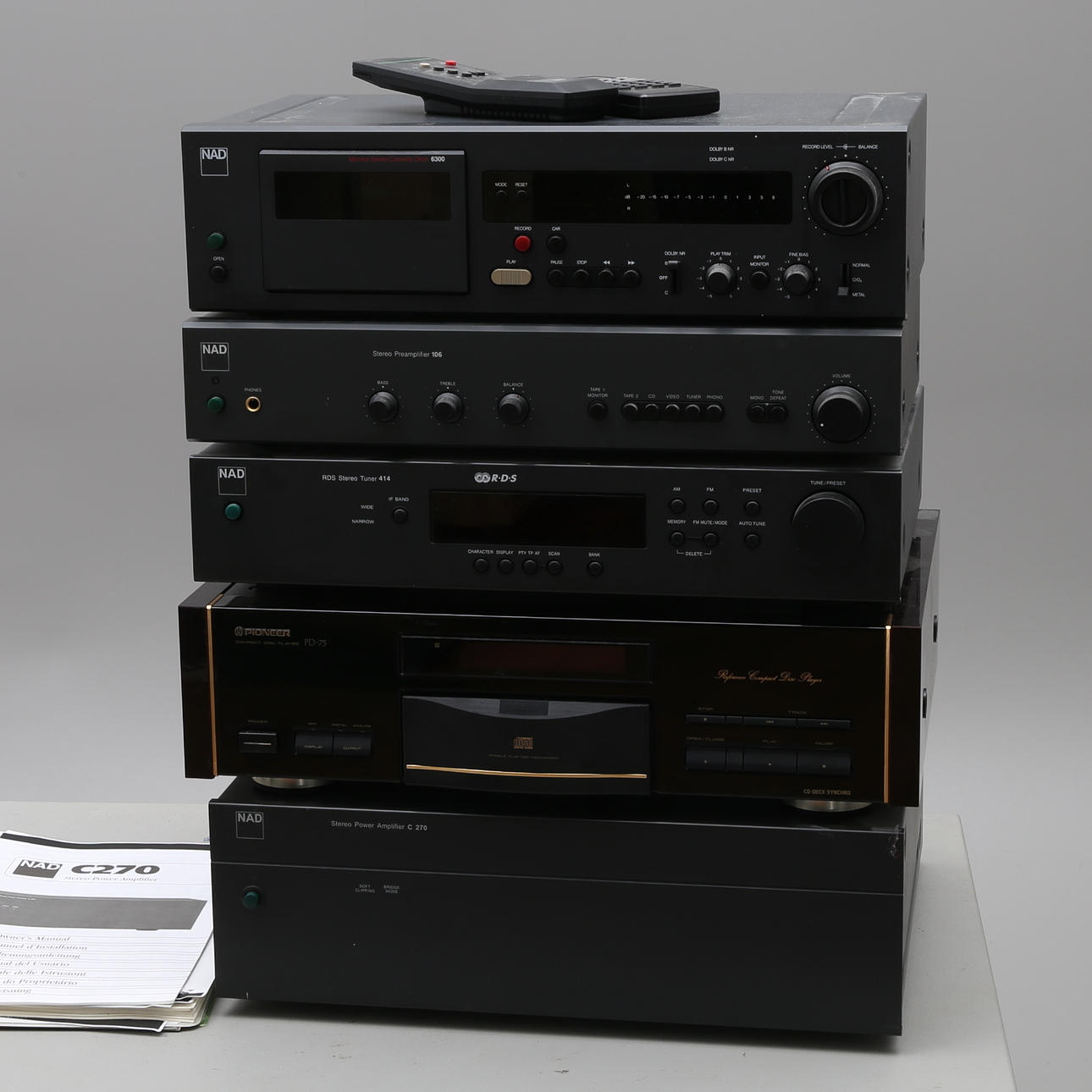 STEREOSYSTEM, NAD ja Pioneer, 1990-luku.