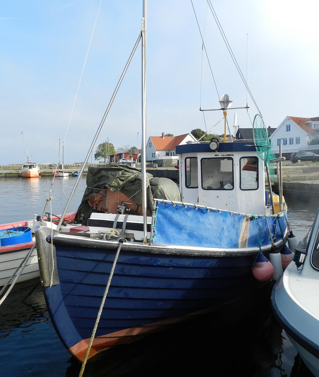 RÅSNIPA i plats med IVECO diesel motor. Byggd 1976.