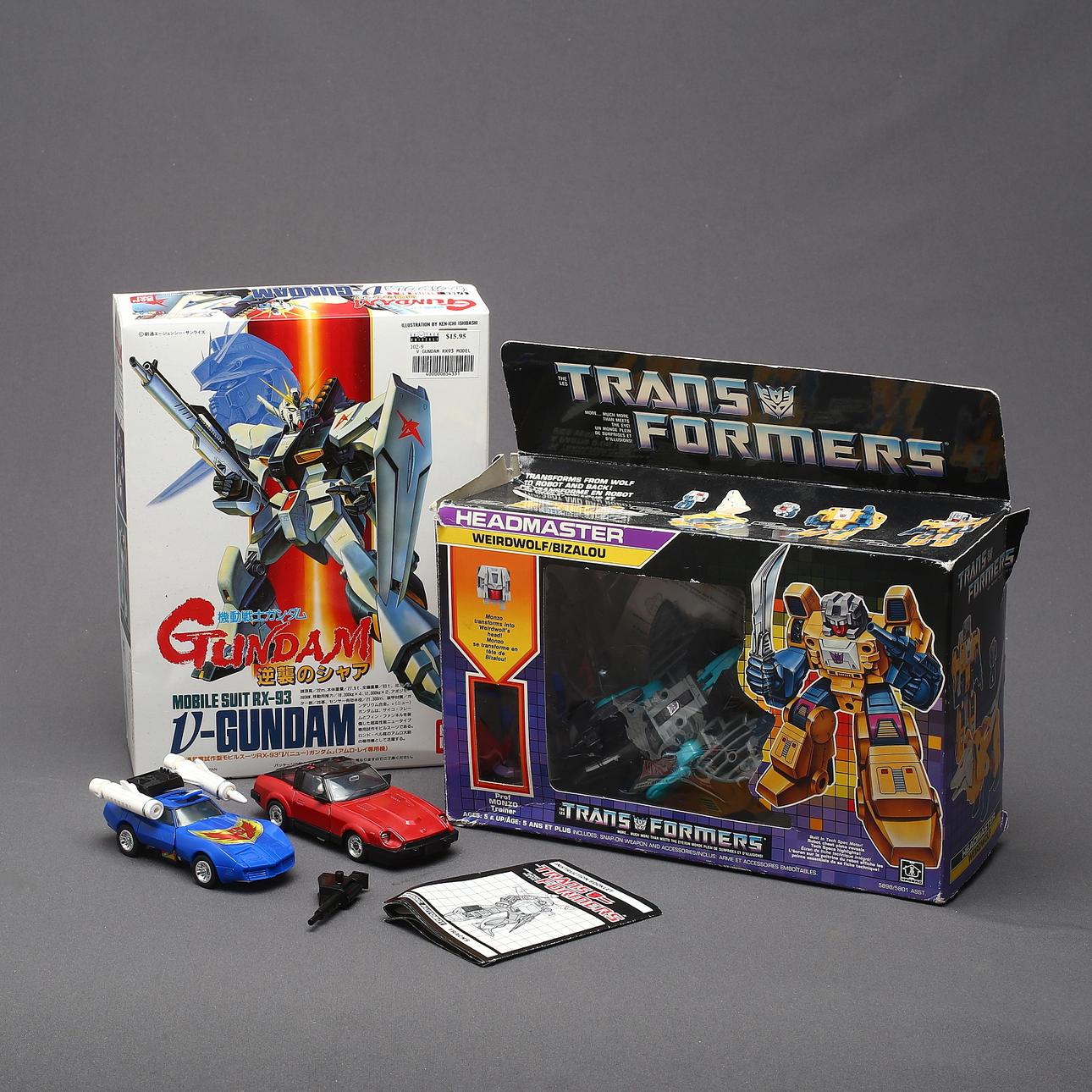 TRANSFORMERS, 4 piezas, años 80/90.
