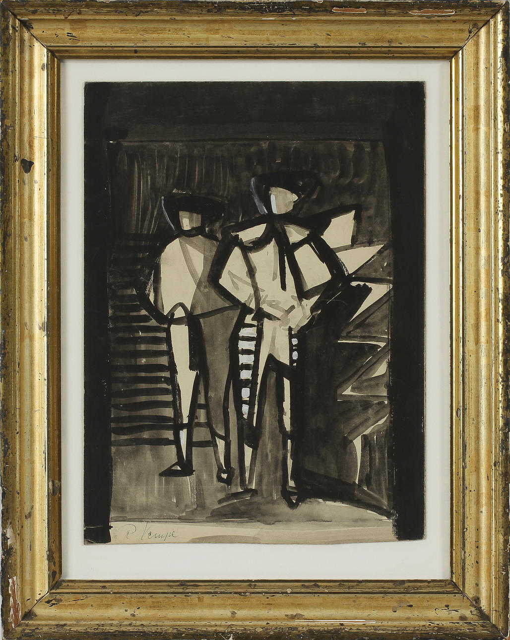 ROLAND KEMPE. Blandteknik, signerad.