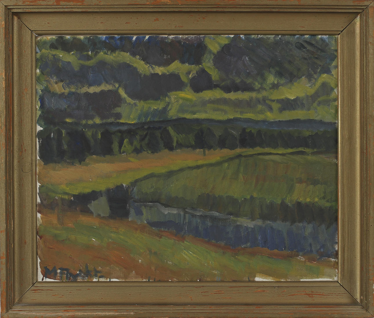 MANFRED FLYCKT. Olja på duk, signerad.