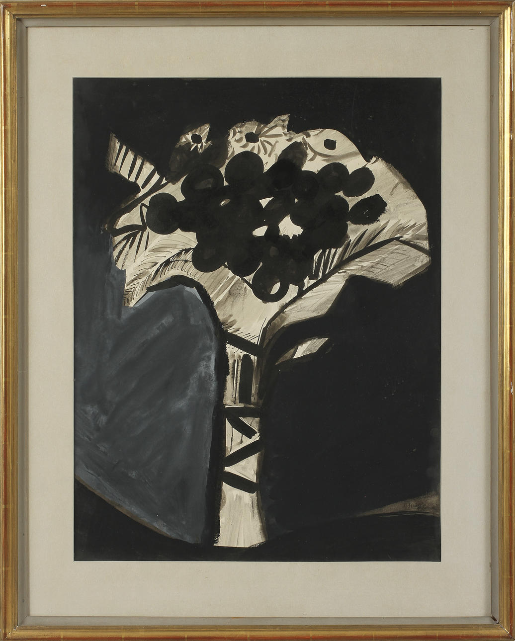 ROLAND KEMPE. Akvarell, signerad.