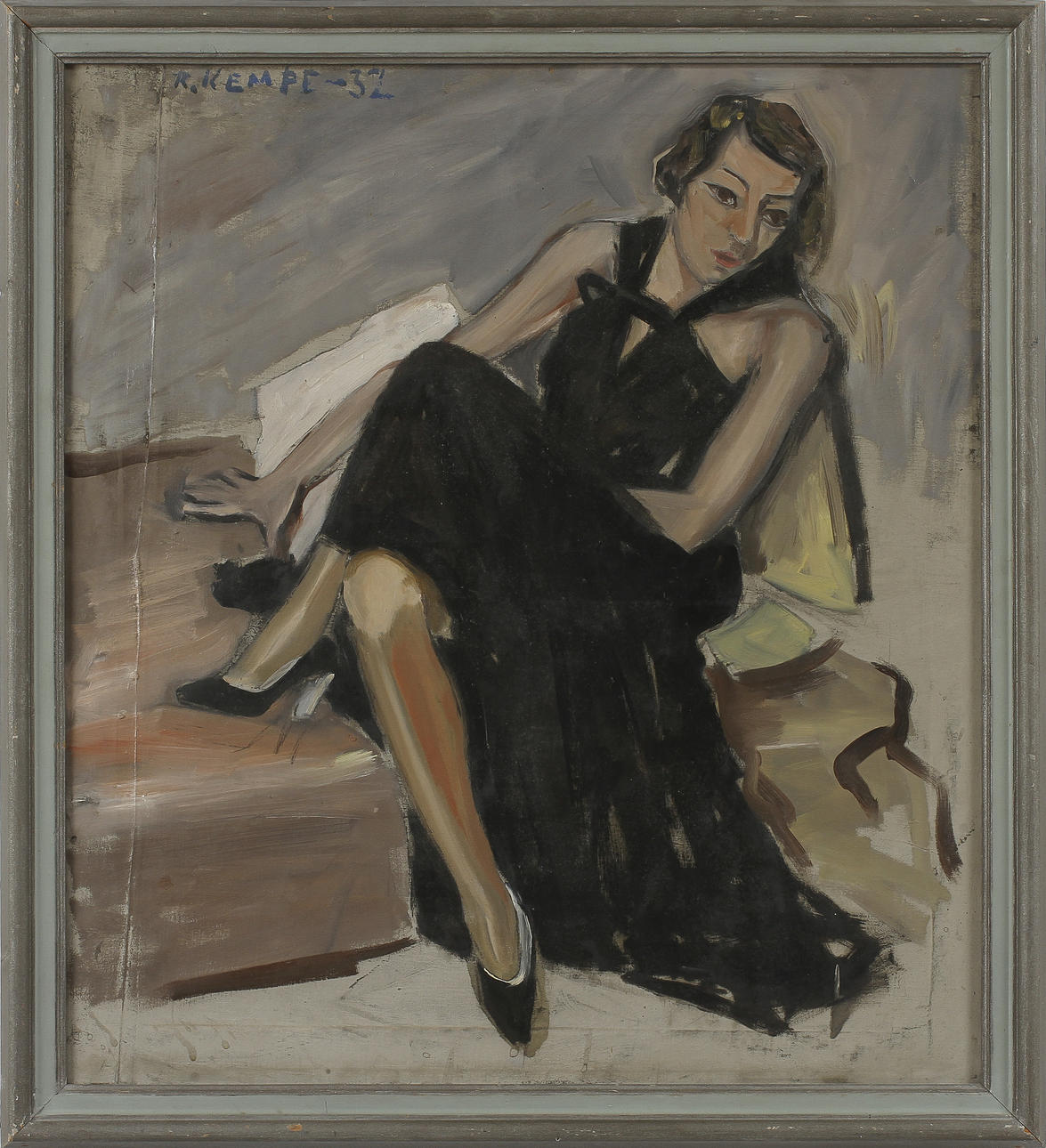 ROLAND KEMPE. Olja på duk, signerad-32.