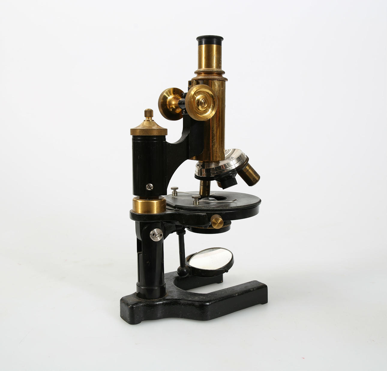 MICROSCOPE, brass, monocular, No. 79984, Carl Zeiss, Jena.
