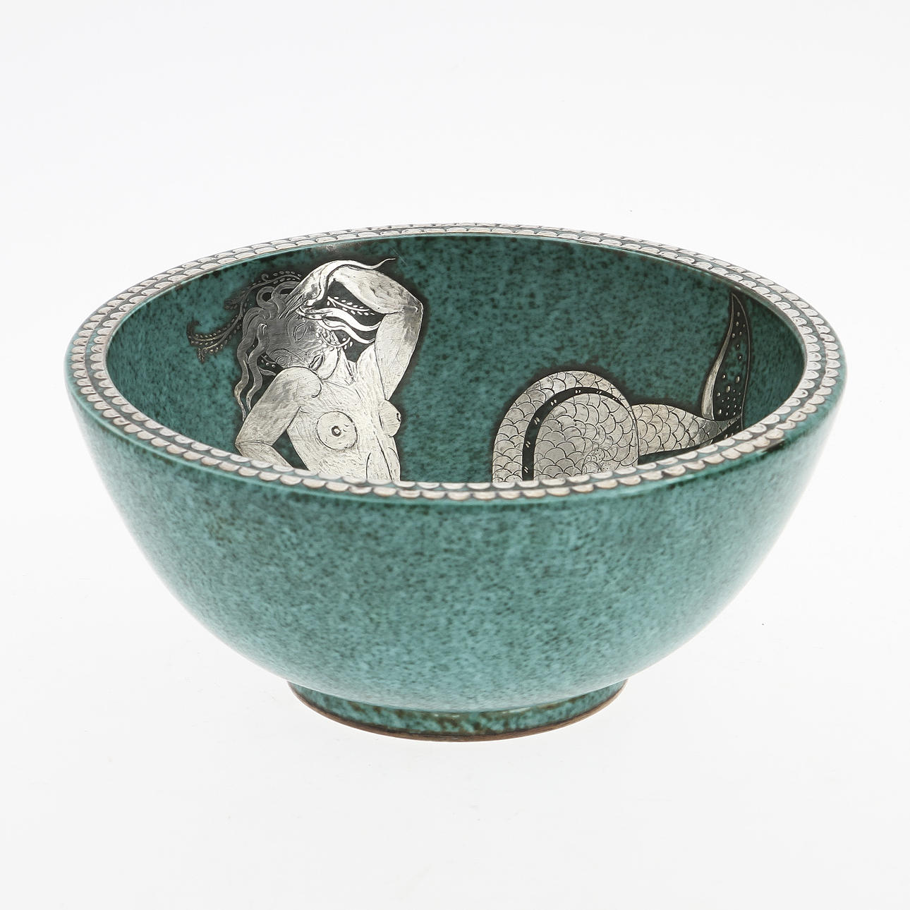 SKÅL, stengods, "Argenta", Wilhelm Kåge, Gustavsberg.