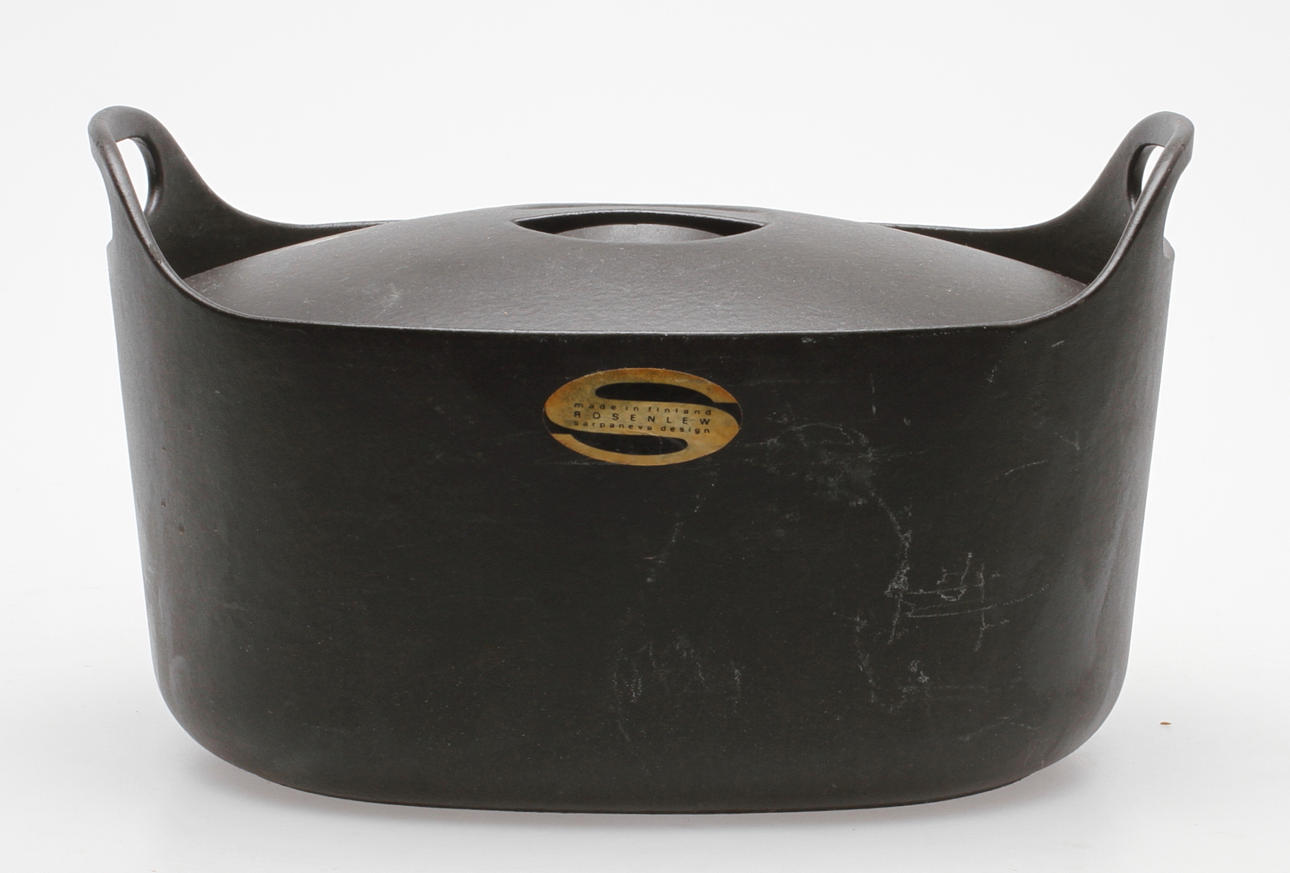 STEKGRYTA, gjutjärn, Timo Sarpaneva, Rosenlew, Finland.